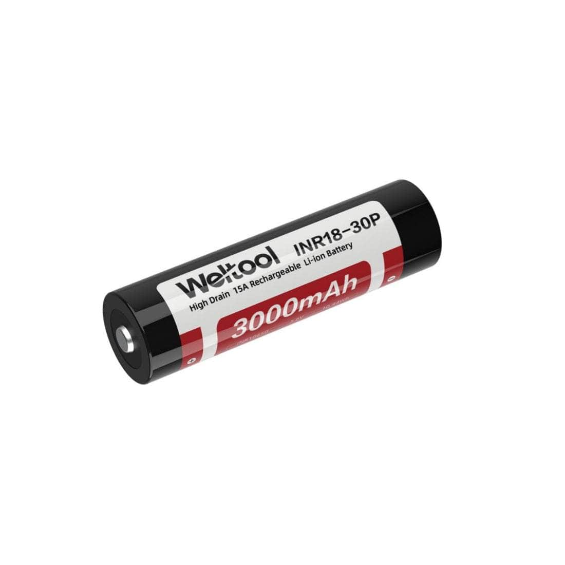 Weltool INR18-30P High Drain 3000mAh 18650 — Killzone Flashlights