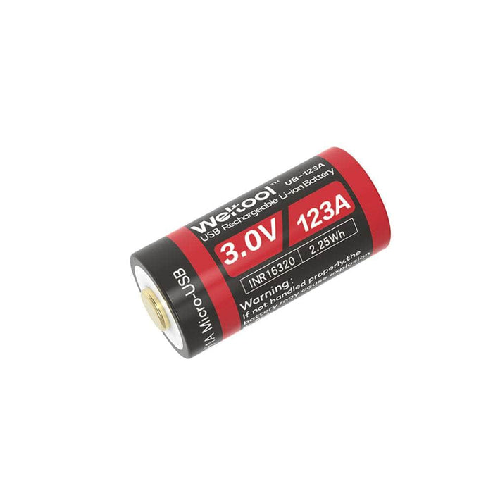 CR123A USB Rechargeable Lithium Batteries