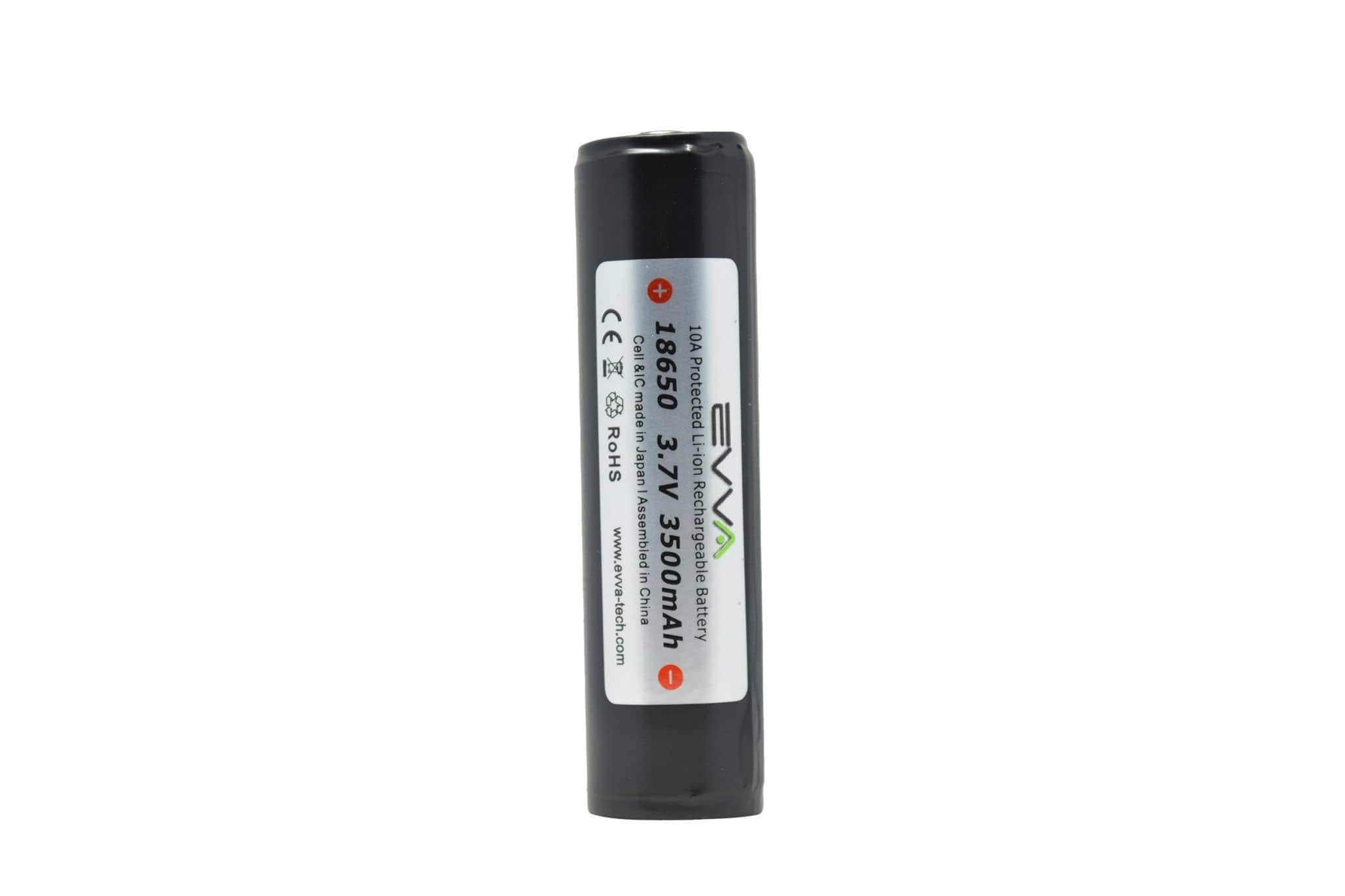 EVVA Protected 18650 NCR18650GA 3500mAh 10A li-ion Battery — Killzone  Flashlights