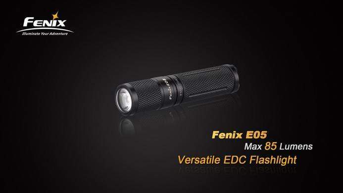 Fenix E05  130 Lumen Keychain Flashlight — Killzone Flashlights