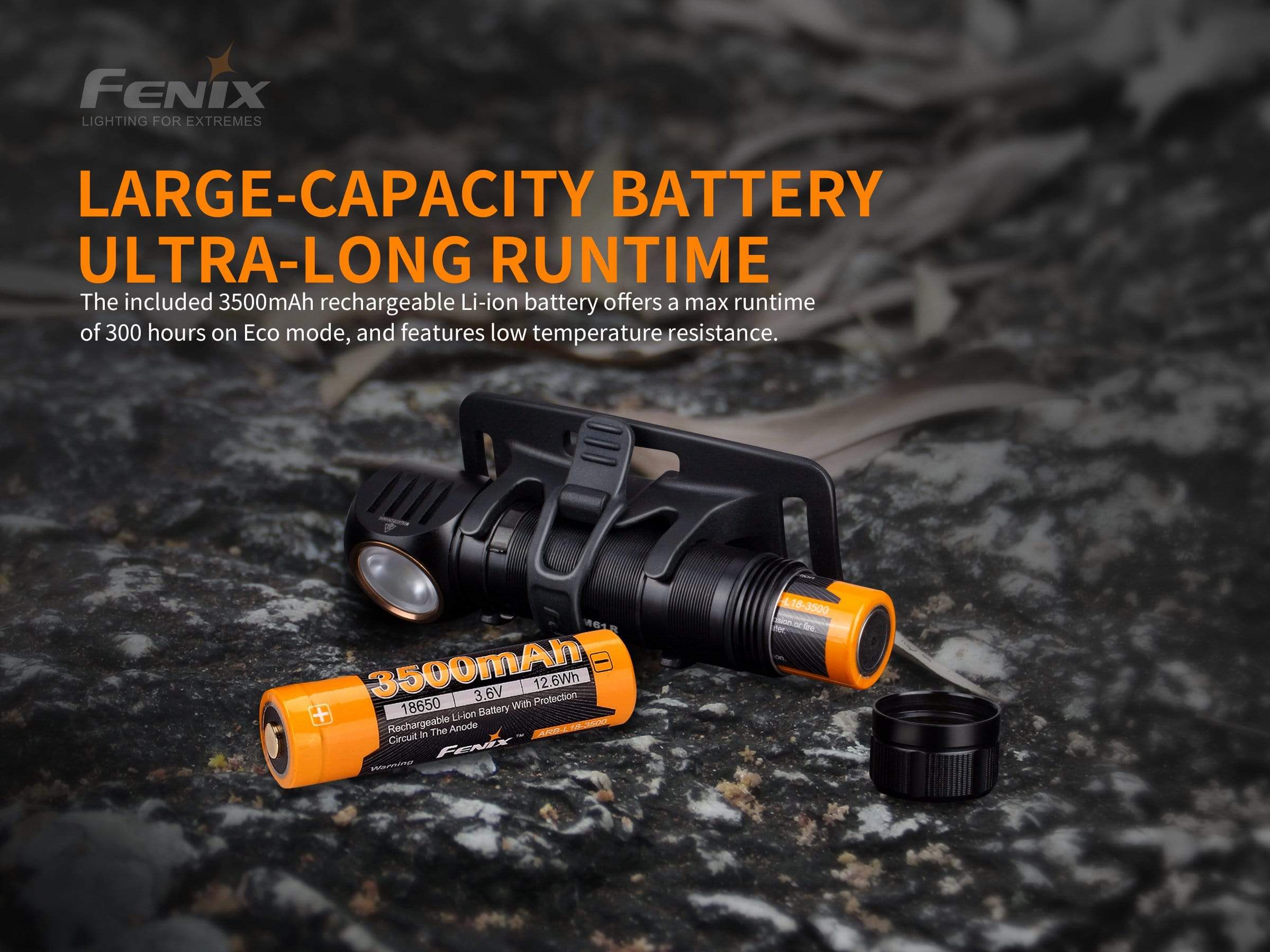 Fenix ARBL18 High-Capacity 18650 Battery - 3500mAh – Fenix Store